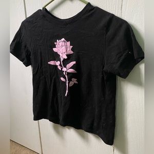 Girls rose T-shirt